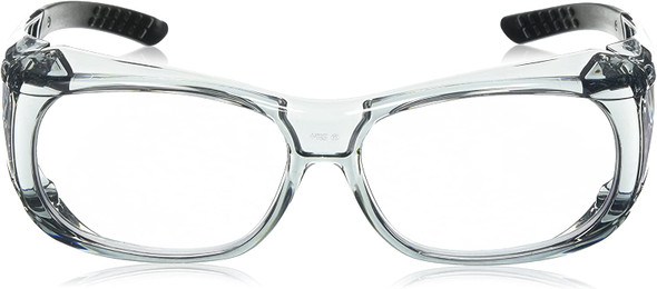 Elvex OVR-Spec II Safety Glasses with Translucent Frame and Clear Lens SG-37C Front View