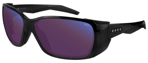 EnChroma Summit Color Blind Safety Glasses with Cx3 Outdoor Sun SP Lens Cx3-PT-SUM-BK-PL